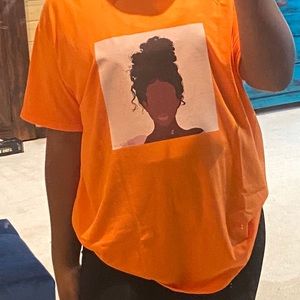 Over sized graphic tee